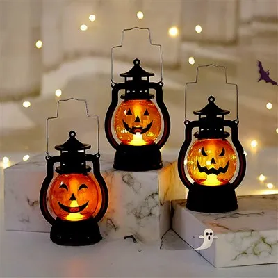 Julefest Led Pony Olie Lanterne Halloween Decor